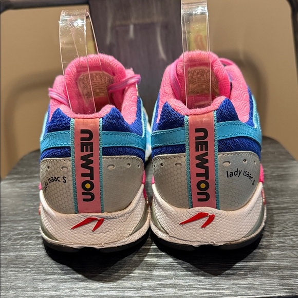 Newton Women's Vibrant Blue and Pink Athletic Shoes - Picture 6 of 8